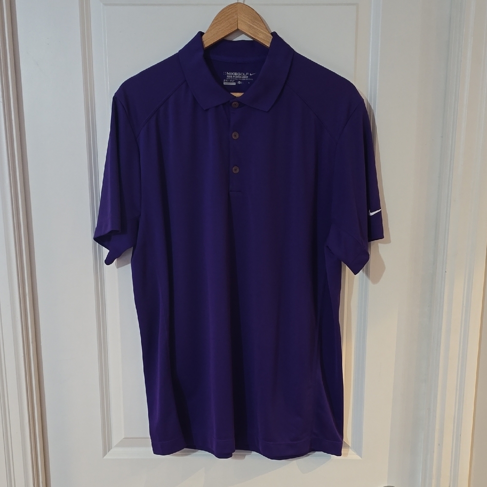 Nike Men's Deep Purple Polo Shirt
